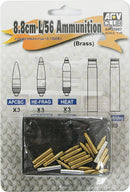 AFV Club 35087 8.8cm/L56 AMMO SET (BRASS+ALUMINUM)