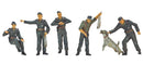 AFV Club 35092 1/35 Hunting Crew -5 Figures w/ Dog & Rabbit