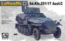 AFV Club 35118 1/35 Sd.Kfz.251/17 Ausf. C (Late Type) Luftwaffe