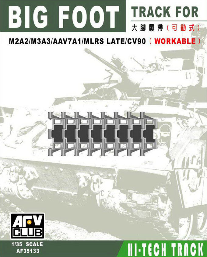 AFV Club 35133 1/35 BIG FOOT TRACK FOR M2A2/M3A3/AAV7A1/MLRS LATE / CV90
