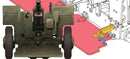 AFV Club 35182 1/35 U.S. WWII Late Version 105mm Howitzer M2A1 & Carriage M2A2