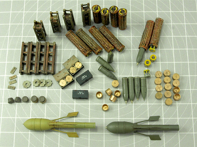 AFV Club 35193 1/35 German 15cm Ammo & Accessories