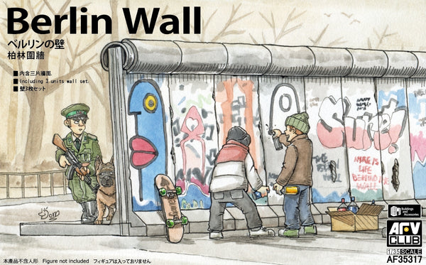 AFV Club 35317 1/35 Berlin Wall (3 units wall set)