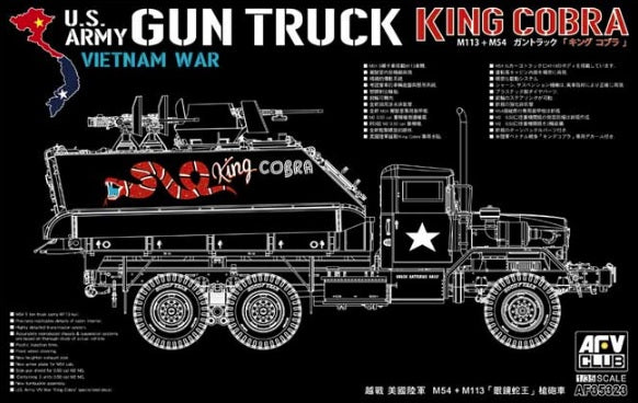 AFV Club 35323 1/35 US Army Vietnam War Gun Truck "King Cobra"