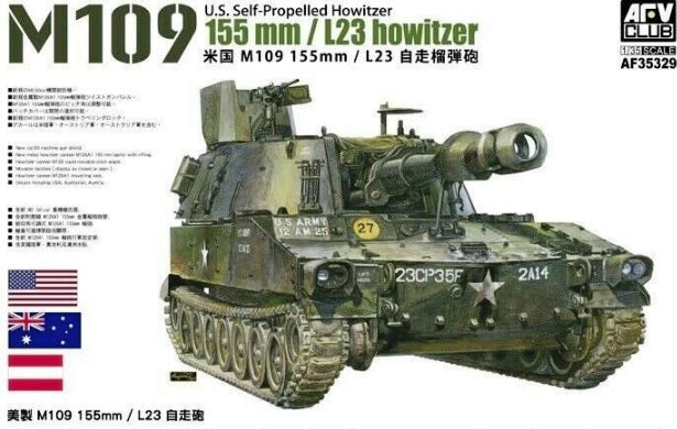AFV Club 35329 1/35 M109 155mm L23 Howitzer