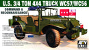 AFV Club 35S16 1/35 WC57 U.S. 3/4T Weapons Command Car