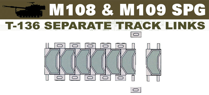 AFV Club 35S23 1/35 T-136 Track for M108/M109 (Workable)