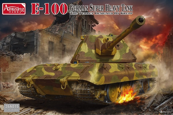 Amusing Hobby 35A015 1/35 E-100 German Super Heavy Tank "Krupp turret"