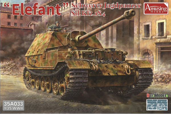 Amusing Hobby 35A033 1/35 "Elefant" Schwerer Jagdpanzer Sd.Kfz.184