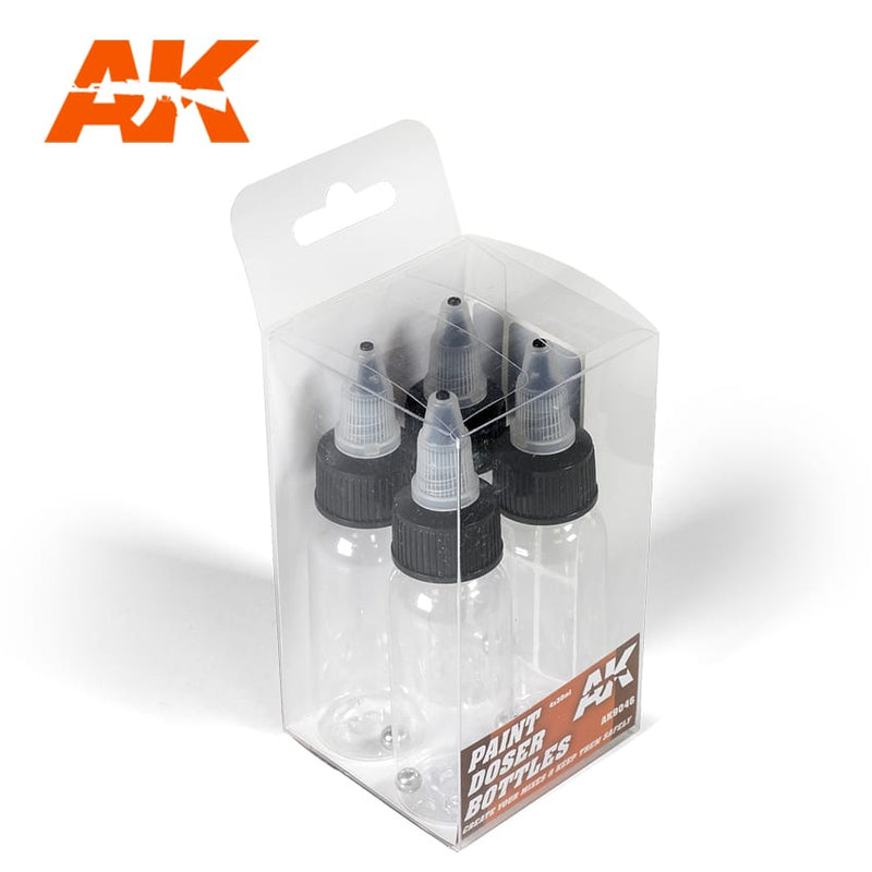 AK Interactive 9046 Paint Doser Bottles