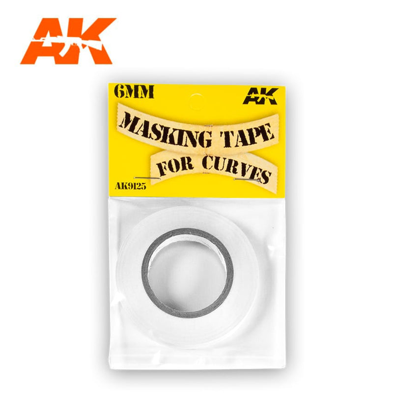 AK Interactive 9125 Masking Tape for Curves 6mm