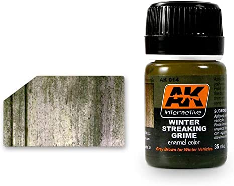 AK Interactive 014 Streaking Grime for Winter Vehicles