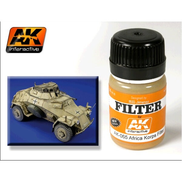 AK Interactive 065 Filter for Desert Yellow Afrika Korps