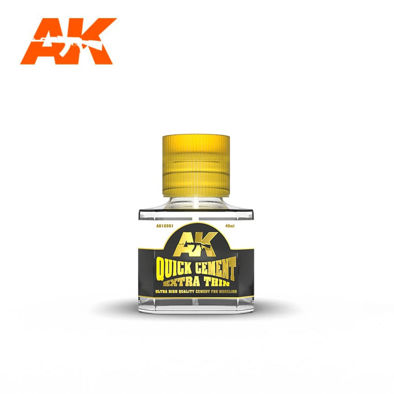 AK Interactive 12001 Quick Cement Extra Thin - 40ml