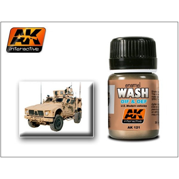 AK Interactive 121 OIF & OEF US Vehicles Wash