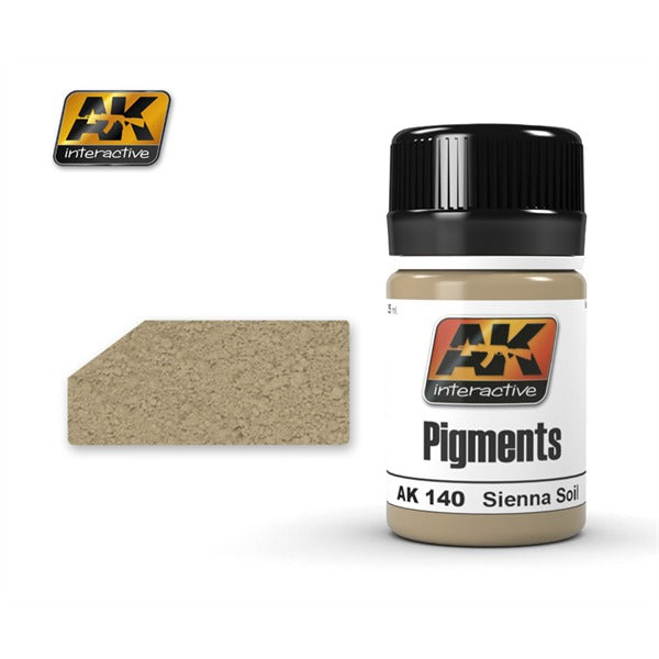 AK Interactive 140 Sienna Soil Pigment
