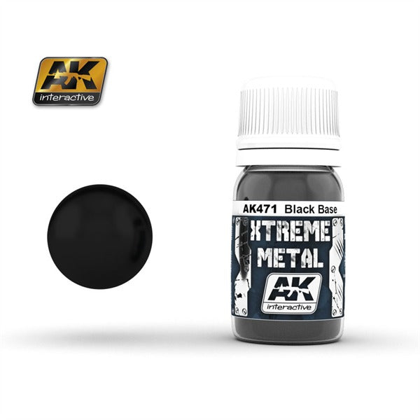 AK Interactive 471: Xtreme Black Base 30ml