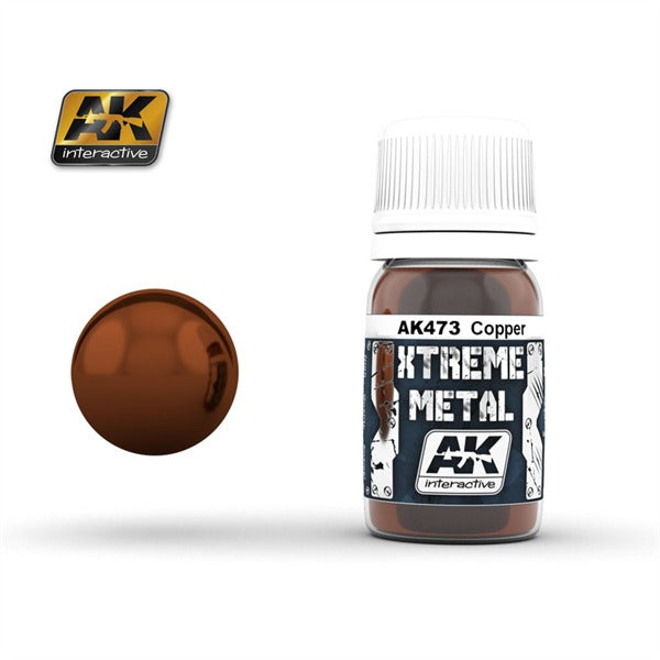 AK Interactive 473: Xtreme Metal Copper 30ml