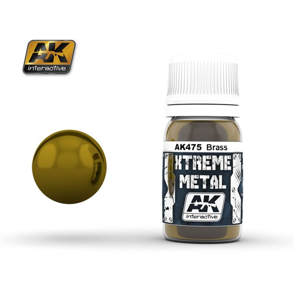 AK Interactive 475: Xtreme Metal Brass  30ml