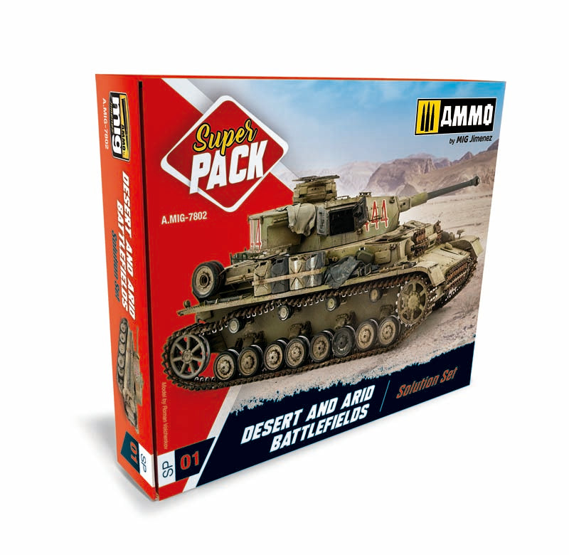 AMMO by Mig 7802 Desert & Arid Battlefields Super Pack