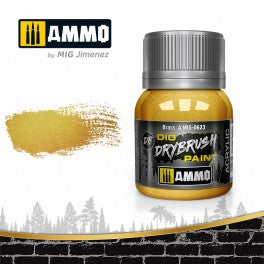 AMMO by Mig 623 Drybrush Paint - Brass