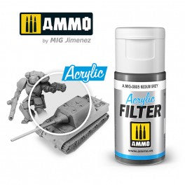 AMMO by Mig 0805 Acrylic Filter - Medium Grey