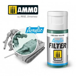 AMMO by Mig 0809 Acrylic Filter - Turquoise