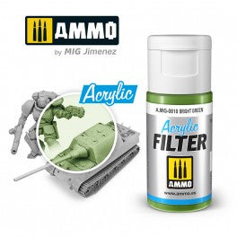 AMMO by Mig 0810 Acrylic Filter - Bright Green