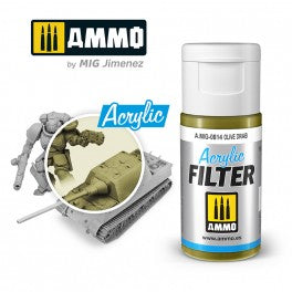 AMMO by Mig 0814 Acrylic Filter - Olive Drab