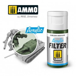 AMMO by Mig 0815 Acrylic Filter - Green Black
