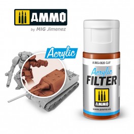 AMMO by Mig 0820 Acrylic Filter - Clay