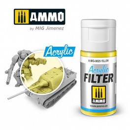 AMMO by Mig 0825 Acrylic Filter - Yellow