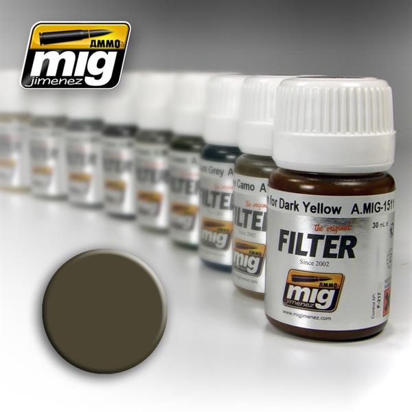 AMMO by Mig 1502 Dark Grey for white Filter