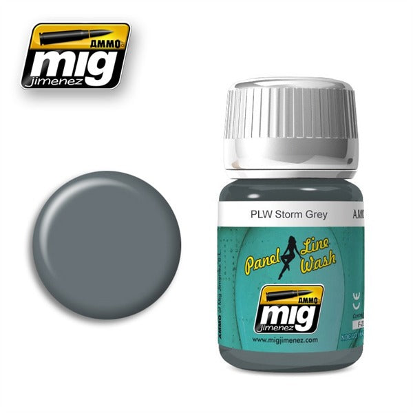 AMMO by Mig 1609 Panel Line Wash Storm Grey