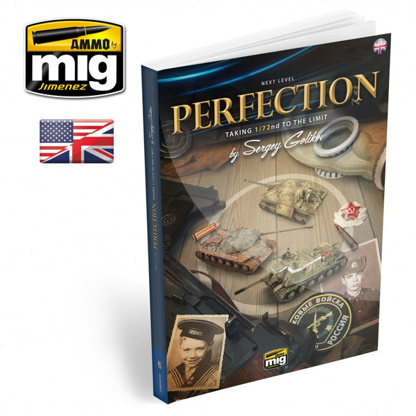 A.MIG-6122 ネクストレベルパーフェクション 1/72スケール塗装　洋書 AMMO by Mig 6122 PERFECTION - Taking 1/72 Scale to the Next Level