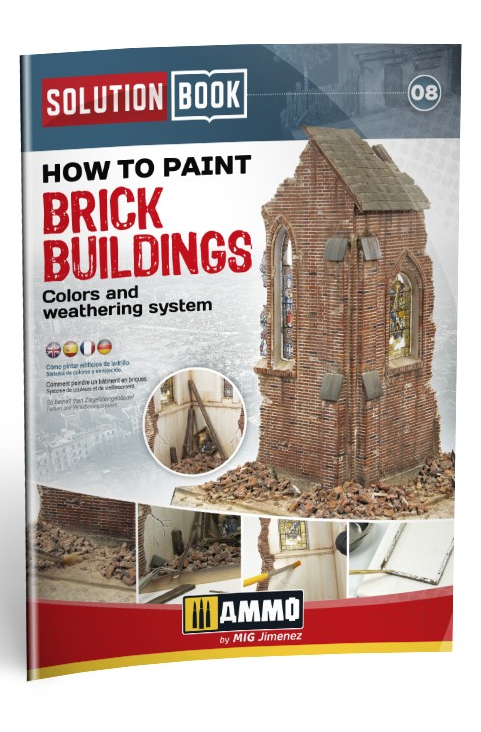 AMMO by Mig 6510 How to Paint Brick Buildings Solution Book