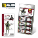 AMMO by Mig 7031 Russian Flora Uniforms Figures Set