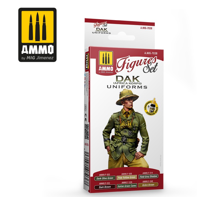 AMMO by Mig 7038 DAK Figures Set