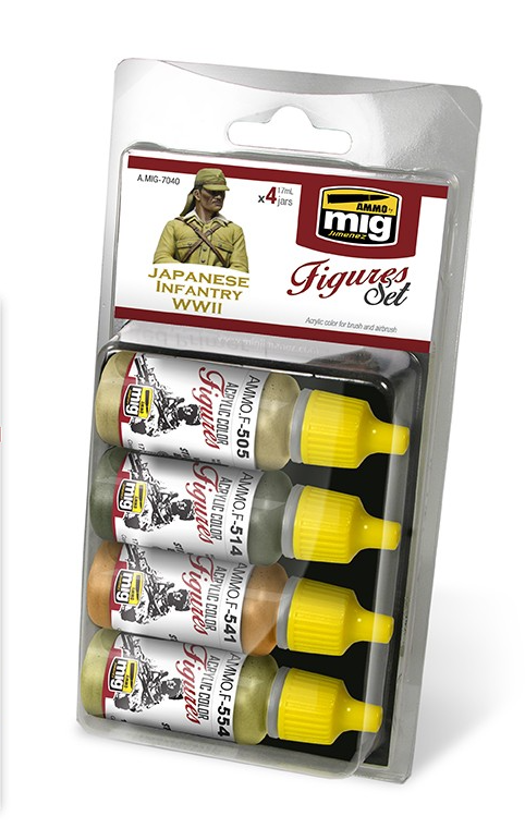 AMMO by Mig 7040 Japanese Infantry WWII Figures Set