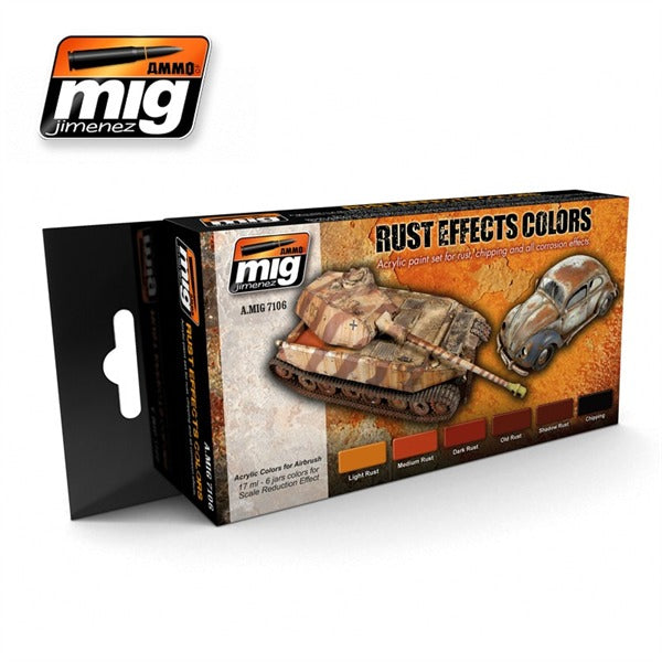 AMMO by Mig 7106 Rust Effects Colors Set
