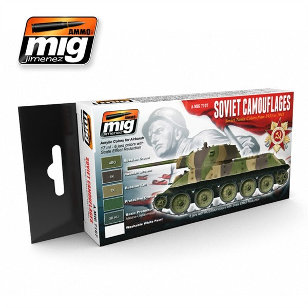 AMMO by Mig 7107 1935-1945 Soviet Camouflages Set