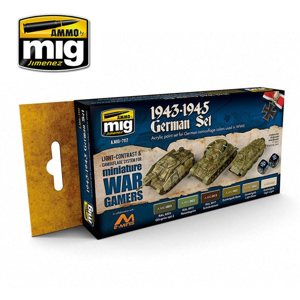 AMMO by Mig 7117 WARGAME 1943-1945 GERMAN SET