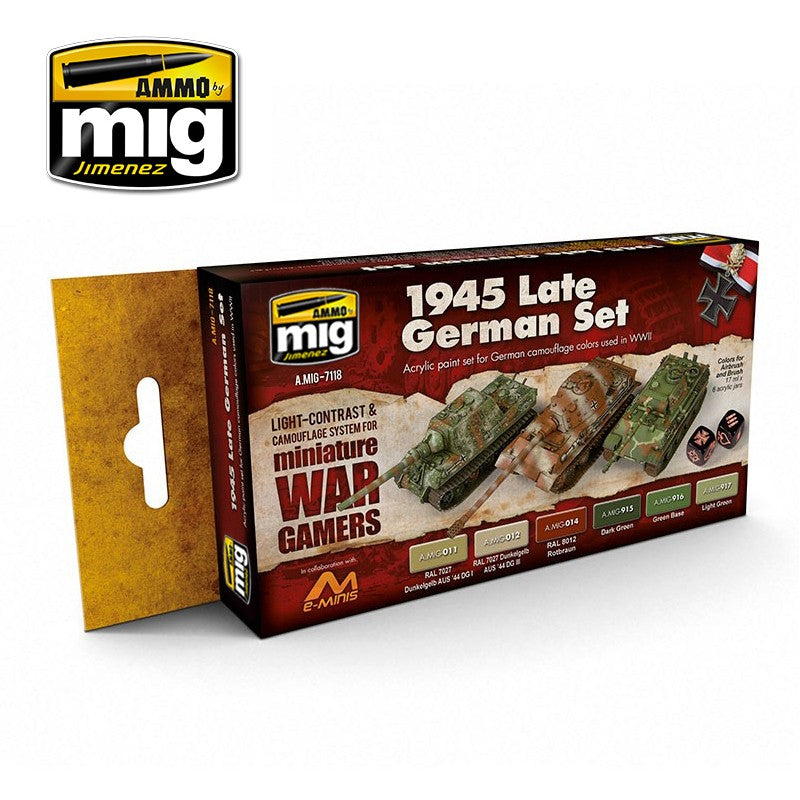 AMMO by Mig 7118 WARGAME 1945 LATE GERMAN SET