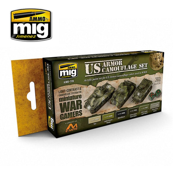 AMMO by Mig 7119 Wargame US Armor Set