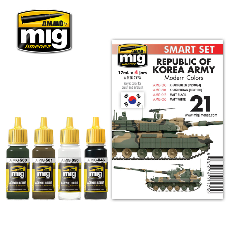 AMMO by Mig 7173 REPUBLIC OF KOREA ARMY Modern Colors