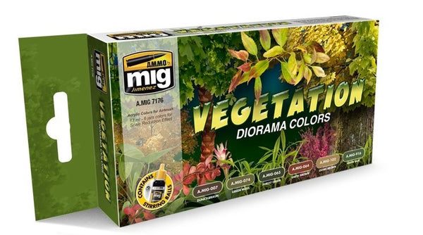 AMMO by Mig 7176 Vegetation Diorama Colors