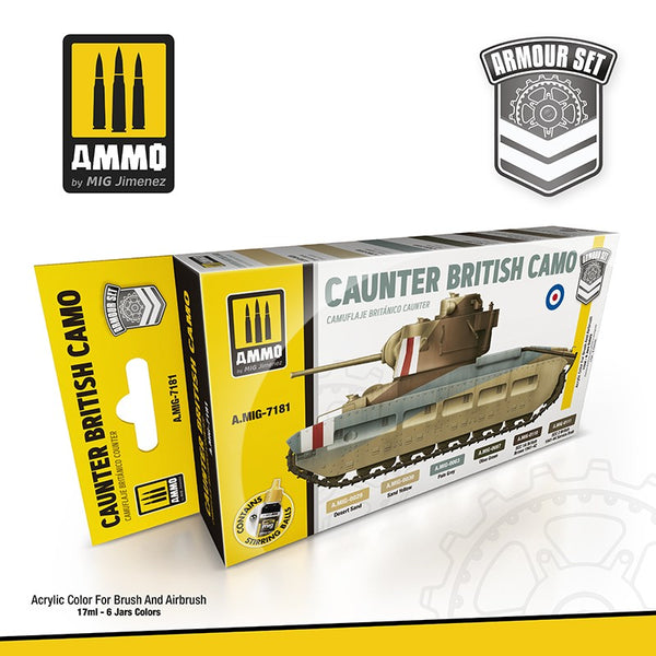 AMMO by Mig 7181 Caunter British Camo Armor Set