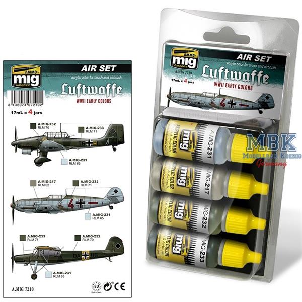 AMMO by Mig 7210 Luftwaffe WW2 early Colors