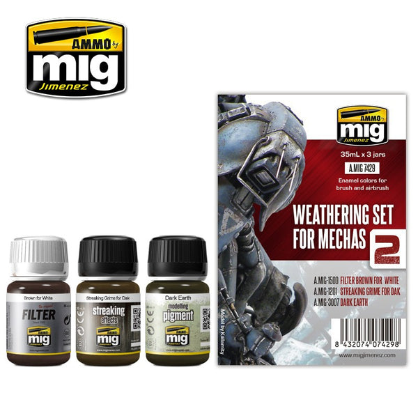 AMMO by Mig 7429 Weathering Set for Mechas