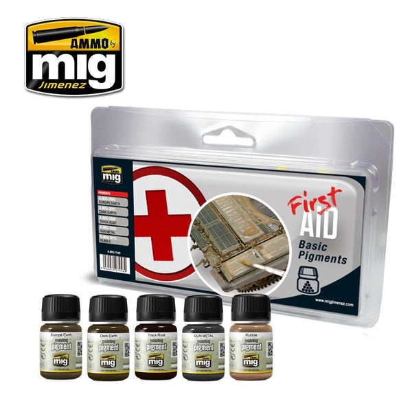 AMMO by Mig 7448 First Aid Basic Pigments